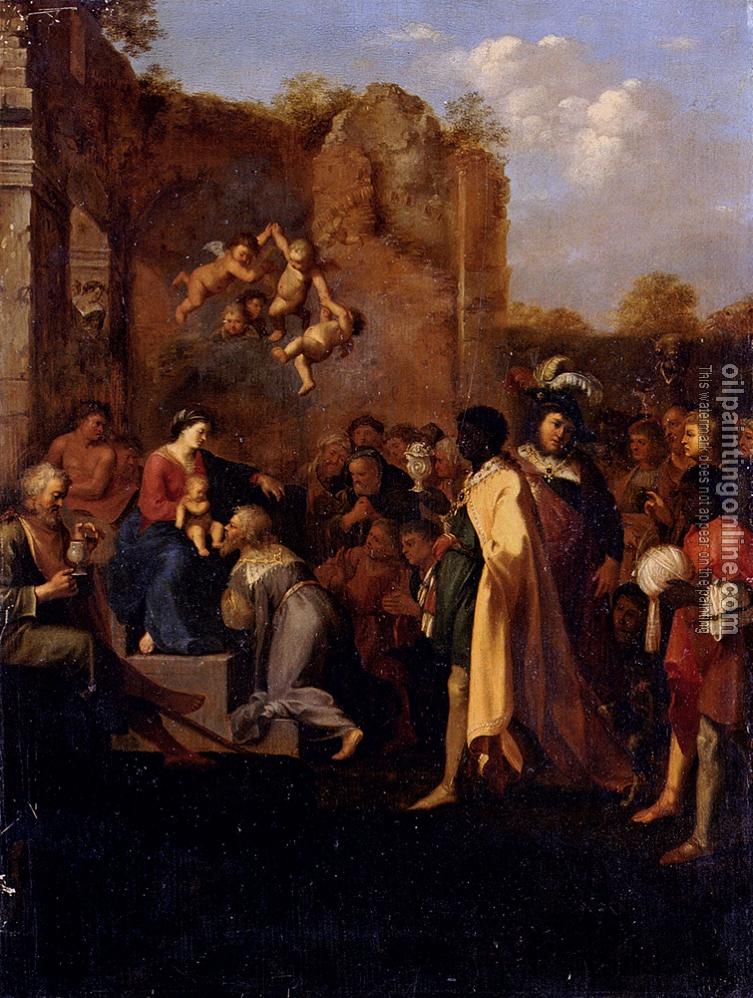 Cornelis van Poelenburgh - Poelenburch Cornelis Van Adoration Of The Magi